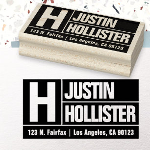 Tampons Encreurs Gras & Grandes polices modernes Adresse de retou