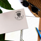 Tampons Encreurs Great Dane Dog Adresse de retour