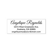 Tampons Encreurs Great Vibes Simple Return Address et Email (Tamponné)