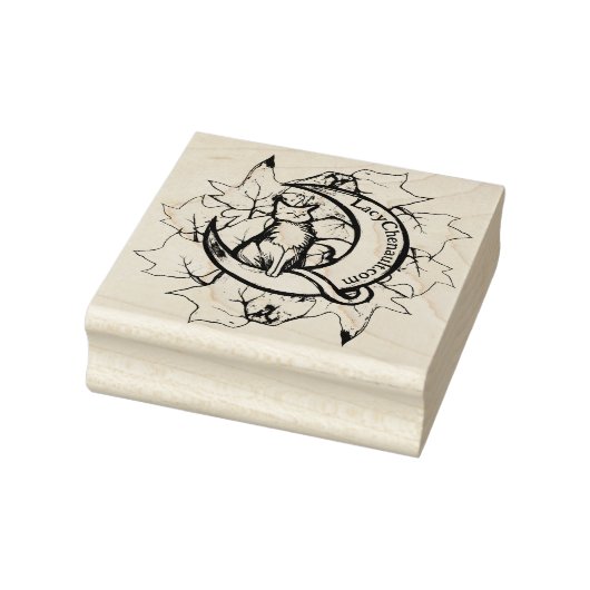 Tampons Encreurs Green Ivy Chat Lune Enfant Art Luna Chats (Tampon)