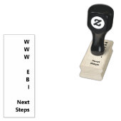 Tampons Encreurs Green WWW EBI Prochaines étapes Enseignant en clas (Tamponné)