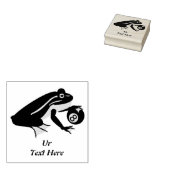 Tampons Encreurs Grenouille géante palmant une boule de huit (Tamponné)