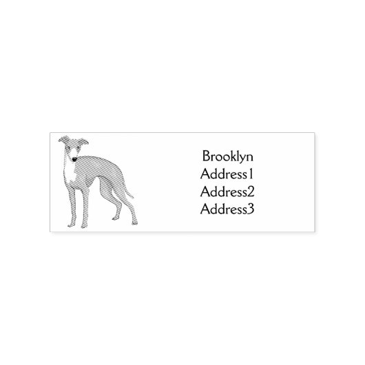 Tampons Encreurs Greyhound dog (Impression)