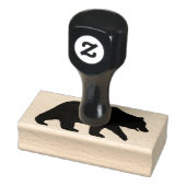 Tampons Encreurs Grizzly Oear Silhouette Faune Animale Sauvage (Tampon)