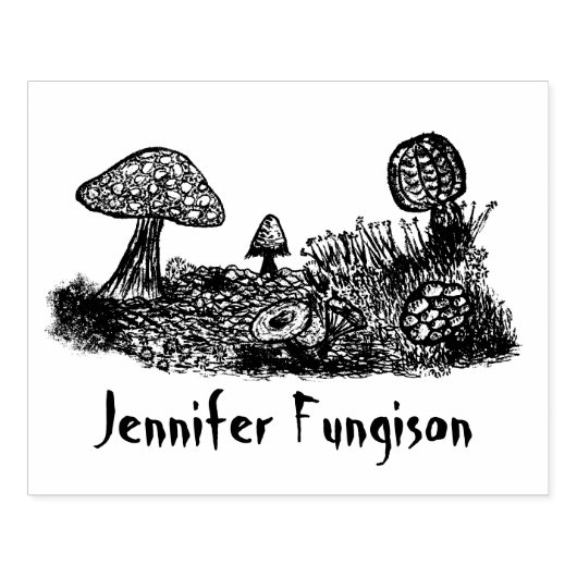 Tampons Encreurs Gros Timbre En Caoutchouc Des Champignons (Impression)