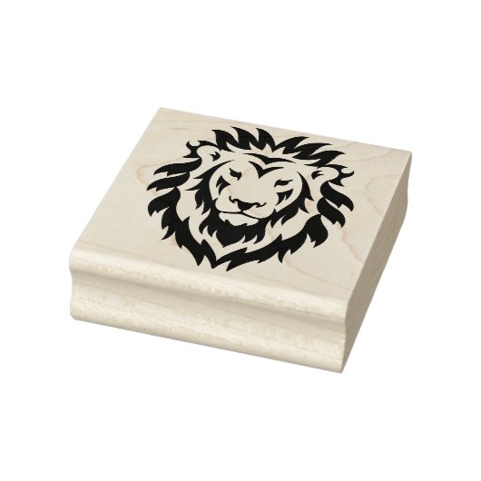 Tampons Encreurs Gros Timbre Visage Lion Simple (Tampon)