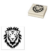 Tampons Encreurs Gros Timbre Visage Lion Simple (Tamponné)
