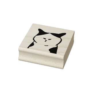Tampons Encreurs Grumpy centerpart cat stamp
