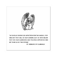 Guardian Angel with child Citation de Saint Bernar