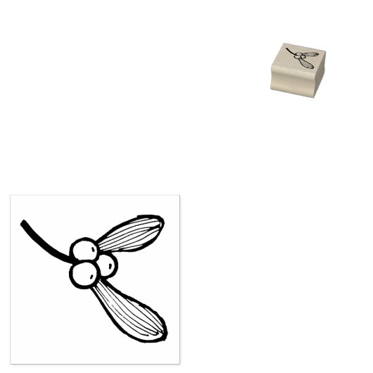 Tampons Encreurs Gui - petites branches (Tamponné)