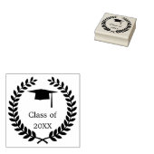 Tampons Encreurs Guirlande de lauréat, casquette de mortier (Tamponné)