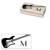 Tampons Encreurs Guitare électrique (Tamponné)