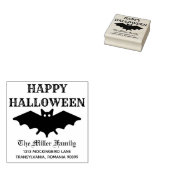 Tampons Encreurs Halloween Bat Crazy Nom personnalisé (Tamponné)