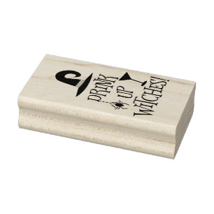 Tampons Encreurs Halloween Boire jusqu'aux sorcières Invitation ou