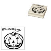 Tampons Encreurs Halloween Citrouille d'horreur Modifier le texte (Tamponné)