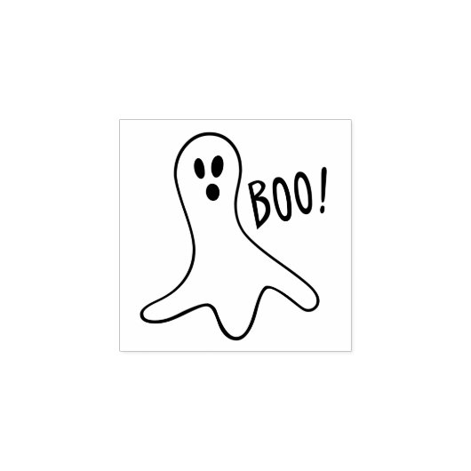 Tampons Encreurs Halloween Cute Ghost Custom (Impression)