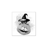 Tampons Encreurs Halloween Cute Kitty Witch et ami Citrouille (Impression)