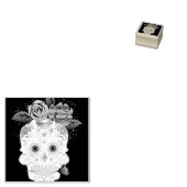 Tampons Encreurs Halloween Floral Sugar Skull (Tamponné)