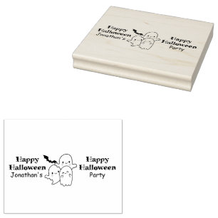 Tampons Encreurs Halloween heureux peut personnaliser