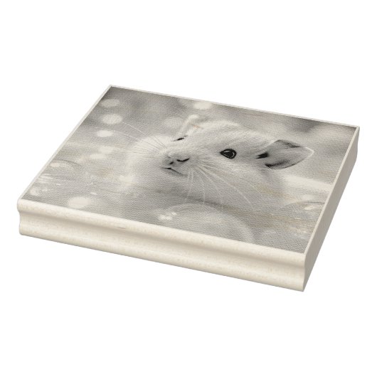 Tampons Encreurs Hamster mignon en bulles (Tampon)