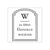 Tampons Encreurs Hand Drawn Arch Frame Monogram Ex Libris Book (Impression)