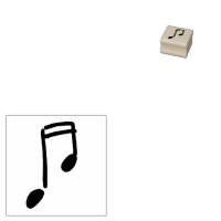 handdrawn music note