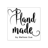 Tampons Encreurs Handmade By Script | Heart Needle Calligraphy  (Impression)
