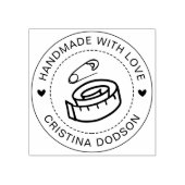 Tampons Encreurs Handmade Sewing Custom Circle Stamp (Impression)