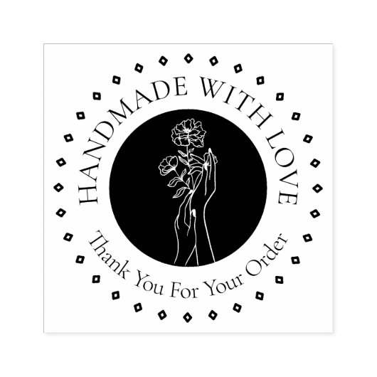 Tampons Encreurs HandMade With Love Thank You (Impression)