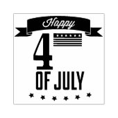 Tampons Encreurs Happy 4 juillet Timbre en caoutchouc (Impression)