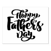 Tampons Encreurs Happy Fête des pères en caoutchouc Timbre (Impression)