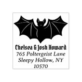 Tampons Encreurs Happy Halloween Bat Adresse de retour (Impression)