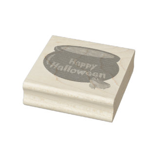 Tampons Encreurs Happy Halloween Cauldron Timbre