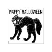 Tampons Encreurs Happy Halloween hurlant chat noir (Impression)