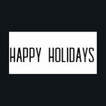Tampons Encreurs Happy Holidays Rubber Stamp<br><div class="desc">Rubber stamp</div>