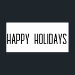 Tampons Encreurs Happy Holidays Rubber Stamp<br><div class="desc">Rubber stamp</div>