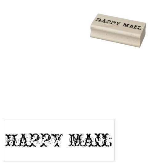 Tampons Encreurs Happy mail tampon, happy mail, do-it-yourself, art (Tamponné)