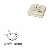 Tampons Encreurs Happy Potato Wood Art Timbre (Tamponné)