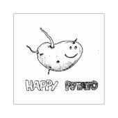 Tampons Encreurs Happy Potato Wood Art Timbre (Impression)