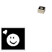Tampons Encreurs Happy Smilie Face With Heart par EelKat (Tamponné)