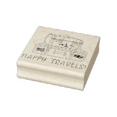 Tampons Encreurs Happy Travels Valise En Caoutchouc (Tampon)