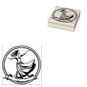 Tampons Encreurs Hawaii Hula Dancer Timbre en caoutchouc Belle (Tamponné)