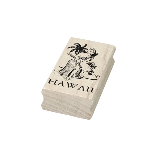 Tampons Encreurs HAWAII HULA DANCER VOYAGE Timbre en caoutchouc (Tampon)
