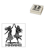 Tampons Encreurs Hawaiian Hula Dancer Girls Rubber Stamp (Tamponné)