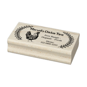 Tampons Encreurs Hen Branches Classic Oeuf Carton Étiquetage