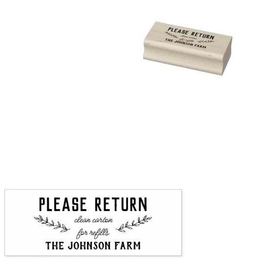 Tampons Encreurs Hen Family Farm Retour Carton Caoutchouc Timbre (Tamponné)