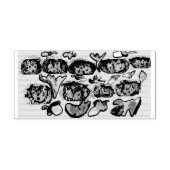 Tampons Encreurs Hérisson automne (Impression)