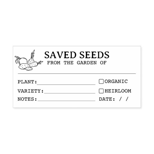 Tampons Encreurs Hérloom Seed Saver Packet (Impression)