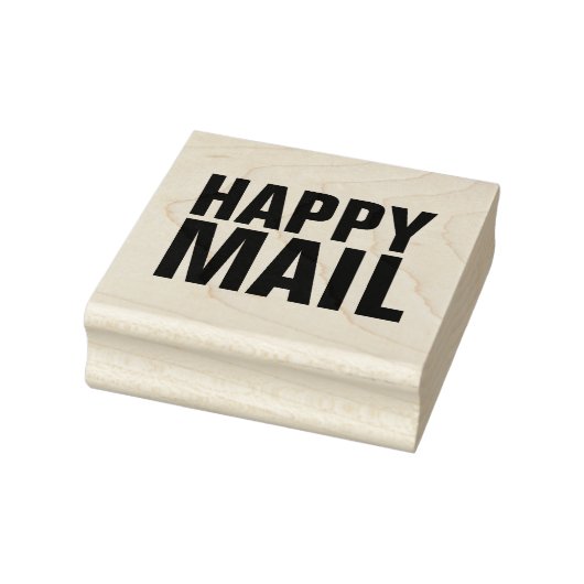 Tampons Encreurs HEUREUX E-MAIL FUNNY MAIL E-MAIL Wood Art Stamp (Tampon)