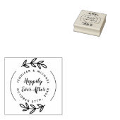 Tampons Encreurs Heureux Jamais après élégante main tiré Mariage (Tamponné)